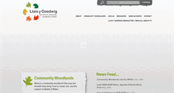 Desktop Screenshot of llaisygoedwig.org.uk